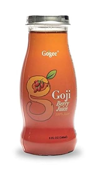 Gogee Goji Juice - Pure Natural Fruit Drink with Real G