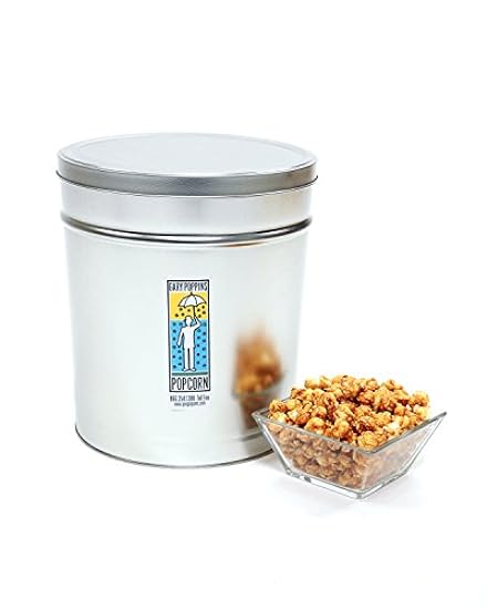 Gary Poppins Popcorn - Classic Caramel, 3.5 Gallon Tin 