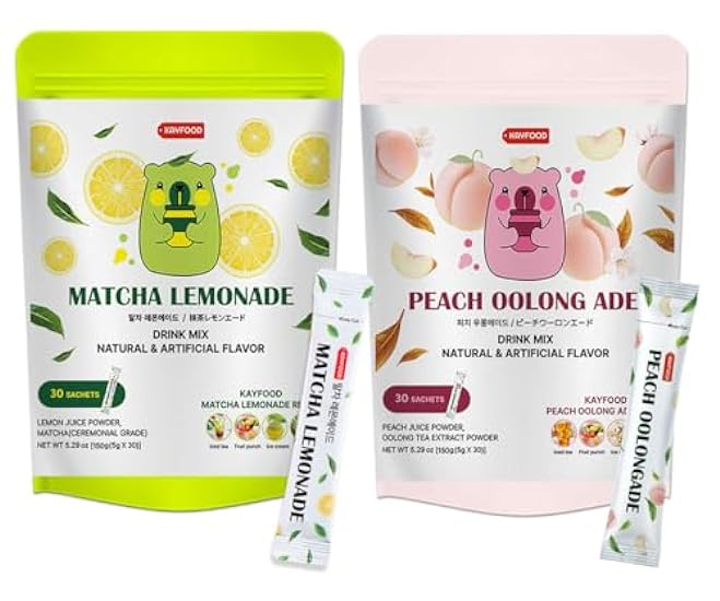 KAYFOOD Matcha Lemonade Premium Korean Green Tea & Lemo