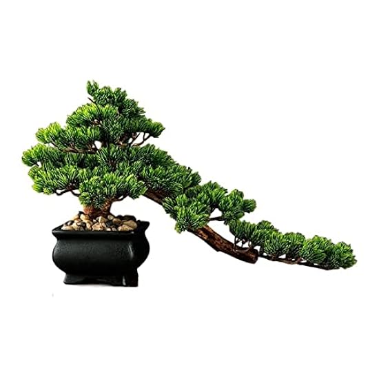 Artificial Bonsai Tree Simulation Fake Tree Bonsai Home Living Room Chinese Sand Table Porch Landscaping Decoration Green Plant Ornaments for Decoration, Desktop Display, Zen Garden Décor (Color : Br 850711653