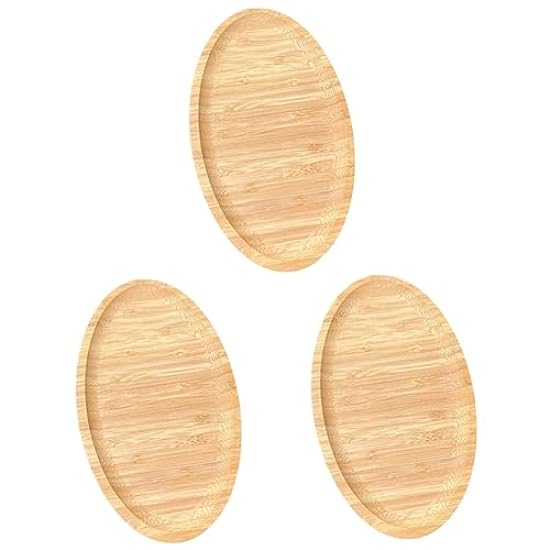 NOLITOY 3pcs Tray Wooden Ring Holder Japanese Decor Cak