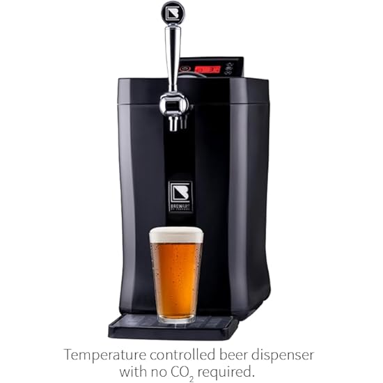 BrewArt Complete Beer Brewing System with Dispenser | Fully Automatic Home Brewing Kit | Controlled and Wi-Fi Connected | Two 2.5 Liter Kegs and BrewPrints Included 382422662