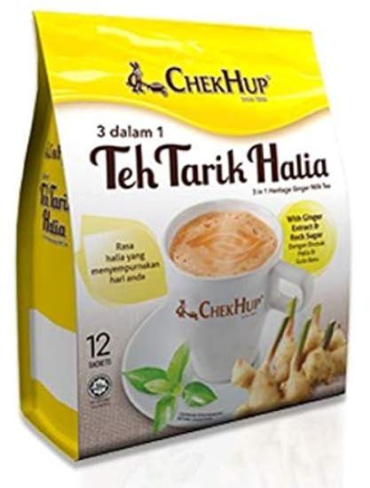 Chek Hup 3 in 1 Teh Tarik Halia Ginger Milk Tea 12 Sach