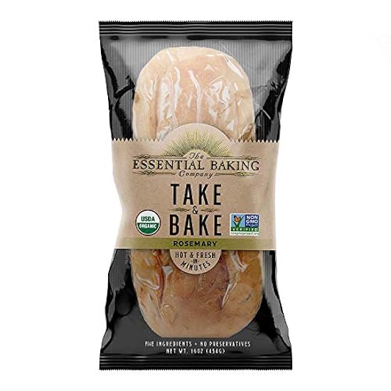 The Essential Baking Co. Take & Bake Sourdough Bread, No Preservatives, USDA Certified Organic, Non-GMO, 16 Ounce (Pack of 16) 389584139