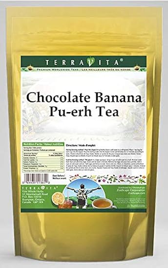 Chocolate Banana Pu-erh Tea (50 tea bags, ZIN: 537853) 