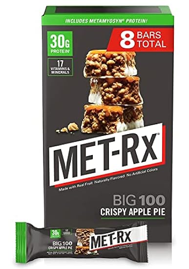 MET-Rx Big 100 Protein Bar, Meal Replacement, 30G Prote