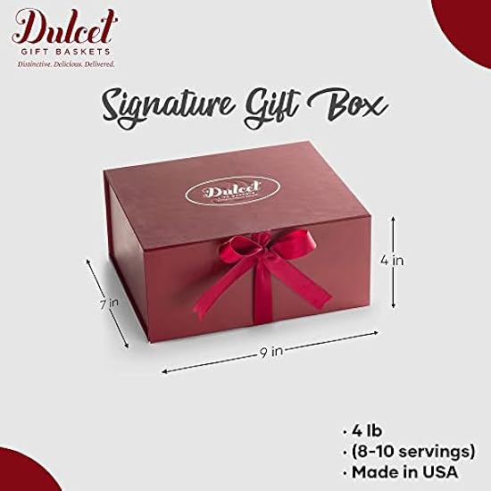 Dulcet Gift Baskets Sumptuous Bakery Sampler of Sweets Gift Box including a Chocolate Cake Great Gift for Holidays, Corporate Gifting & any Occasion with Friends, Family, Him, Her & Parents 196664367