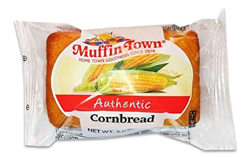 Muffin Town Cornbread Snack Loaves 36 Loaves Per Case -
