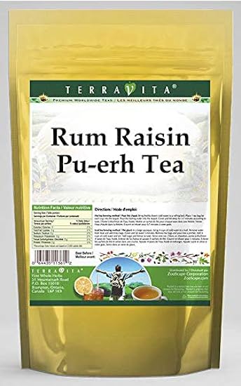 Rum Raisin Pu-erh Tea (50 tea bags, ZIN: 532271) - 2 Pa