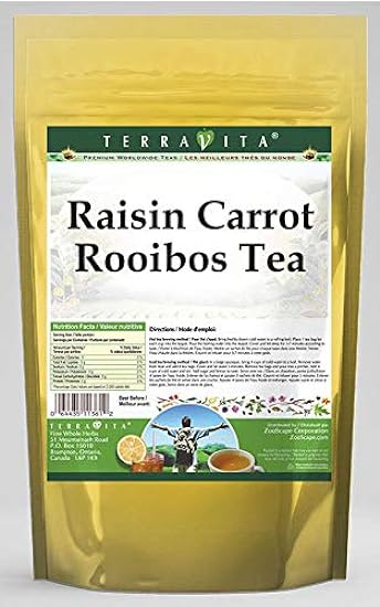 Raisin Carrot Rooibos Tea (50 tea bags, ZIN: 543885) 40