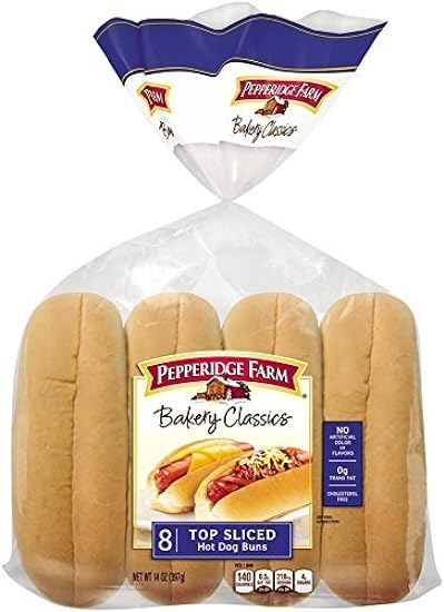 Pepperidge Farm Sandwich Bakery Classics Top Sliced Hot Dog Buns, 14 oz (4 packs) 295149320