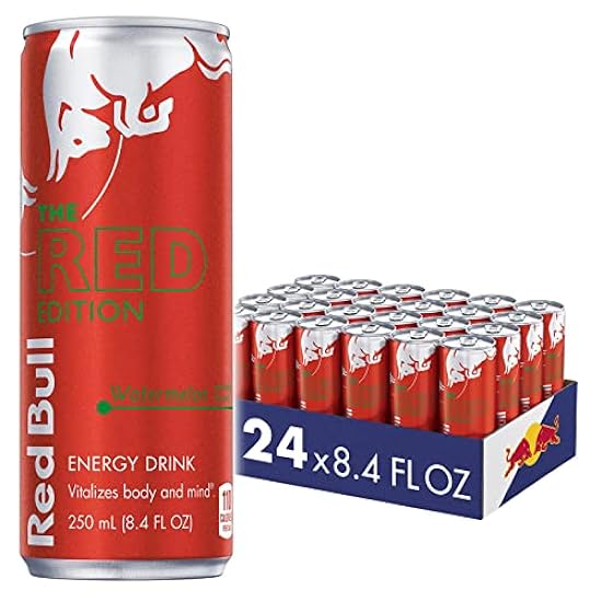 Red Bull Red Edition Watermelon Energy Drink, 8.4 Fl Oz