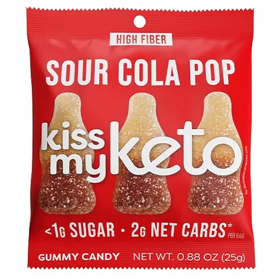 Kiss My Keto Gummies Candy – Low Carb Candy Gummy Rings, Keto Snack Pack – Healthy Candy Gummys – Vegan Candy, Keto Gummy Candy – Keto Candy Gummies (24-pack) 332467591