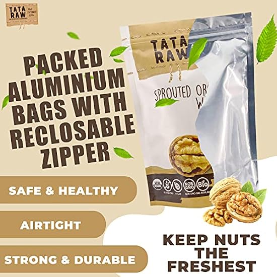 TATA RAW - Organic Sprouted Maple Walnuts - Cinnamon (1 lb) 473382691