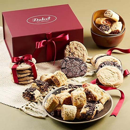 Dulcet Gift Baskets Sweet Success: Gourmet Cookie and Snack Gift Basket for All Occasions present Holidays, Birthday, Sympathy, Get Well, Family or Office Gatherings for Men & Women. 916270526