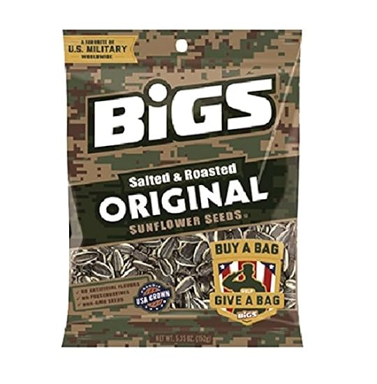 Bigs, Sunflower Seeds Original - Bag, Count 12 (5.35-oz