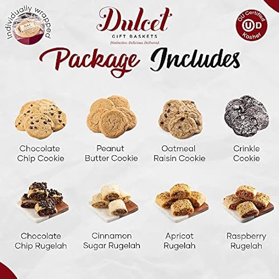 Dulcet Gift Baskets Sweet Success: Gourmet Cookie and Snack Gift Basket for All Occasions present Holidays, Birthday, Sympathy, Get Well, Family or Office Gatherings for Men & Women. 916270526