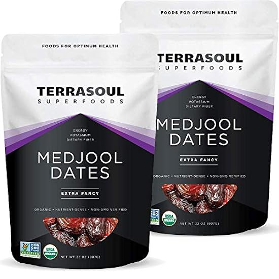 Terrasoul Superfoods Organic Medjool Dates, 4 Lbs - Sof