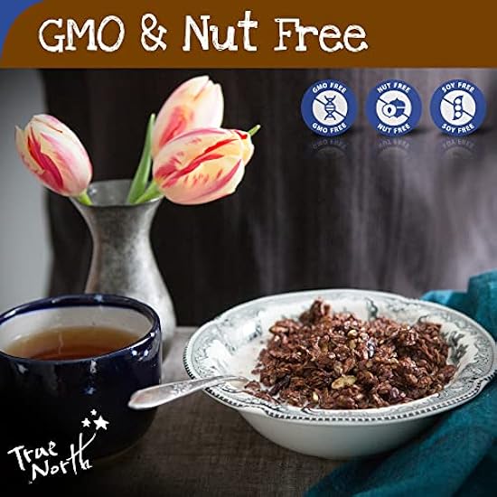 True North Granola – Chocolate Granola Cereal with Rolled Oats, Belgian Chocolate, Dried Cranberries, Gluten Free, All Natural and Non-GMO, Bulk Bag, 25 lb. 237481484
