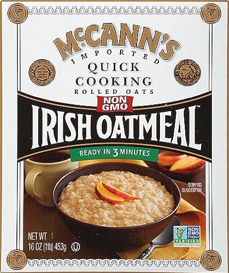 McCann´s Irish Oatmeal, Quick Cooking Rolled Oats,