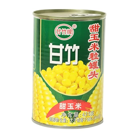 Canned Sweet Corn, Fresh Salad Vegetables, 425G/Can, Fresh Cut Golden Kernel Corn, Vegetarian, Healthy and Nutritious 100% Sweet Corn, Natural Flavor, Ready To Eat Chinese Snacks (3 can) 409073339