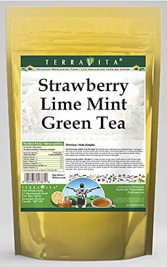 Strawberry Lime Mint Green Tea (25 tea bags, ZIN: 542089) - 3 Pack 986589422