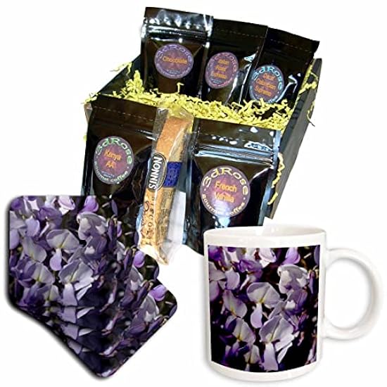 3dRose Wisteria Close Up Cluster Of Purple Photograph - Coffee Gift Baskets (cgb-362522-1) 31854608