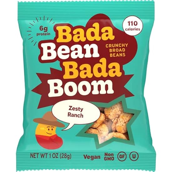 Bada Bean Bada Boom, Crunchy Roasted Broad Bean Snacks 