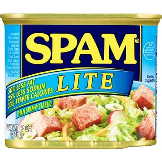 Spam Lite, 12 Ounce Can (Pack of 12) 330123904