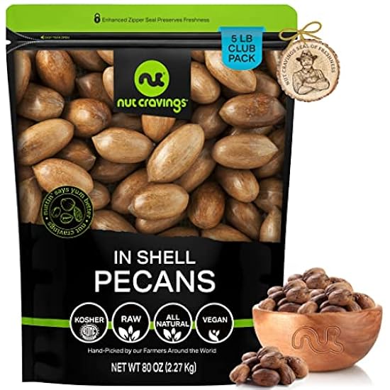 Nut Cravings - Raw Hard Shell Pecans, Superior to Organ