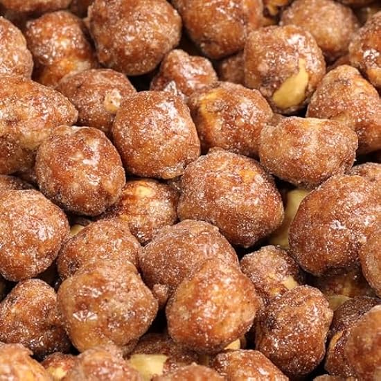 Gourmet Toffee Coated Macadamia by Its Delish, 2 lbs Bulk Bag, Sweet Crunchy Caramelized Nuts Snack 761499745