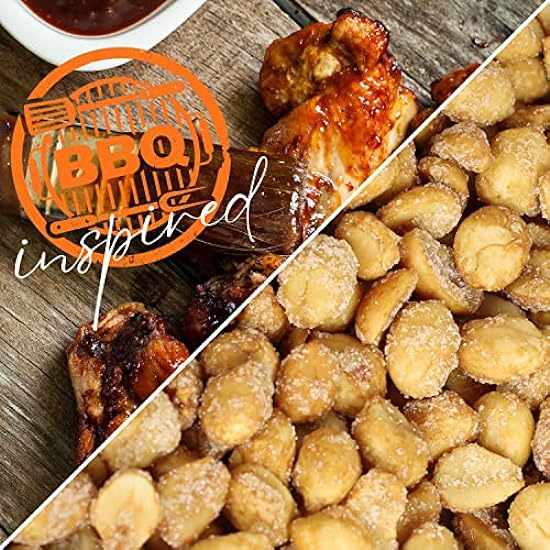 BBQ Honey Roasted Peanuts by It´s Delish, 10 lbs Bulk | Gourmet Peanut Nuts in Honey Sugar Coating and Barbecue Seasoning, Sweet & Savory Nut Snack - Vegan, Kosher Parve 592936811
